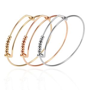 Elanuoyy 10pcs Stainless Steel Bracelet Adjustable Wire Bracelets Accessories for Women Q0717