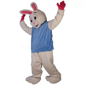 2021 högkvalitativ fursuit kanin maskot kostym halloween jul fancy party dress tecknad tecken kostym karneval unisex vuxna outfit