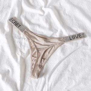 Fitness Girl Luxury Sexy Seamless Panties Sex String LOVE High Waist Sporty Women Underwear Thongs Cotton Female Lingerie T 960