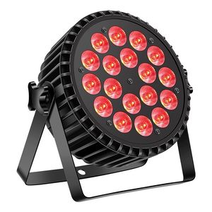 18x18W potężny RGBWA UV 6IN1 LED PAR PAR NA STANIE