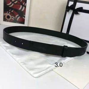 Man Woman Belt Smooth Buckle Letters Leather Belts Soft Cowskin Genuine Leathers Unisex Style Width 2cm 3cm 3 5cm 4 0cm Length 95c329p