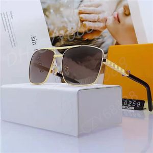 Gafas de sol de diseñador de lujo de moda 2021 para hombres y mujeres, gafas de sol de diseñador para hombres con caja