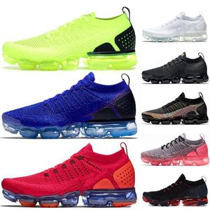2021 Chaussures 2 Knit Shoes Triple Black Volt 2.0 Mens Women Sneakers cushion Trainers Zapatos 36-45