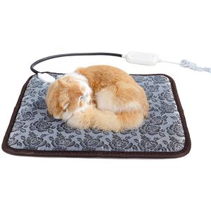 Carpets Winter Dog Bed Heater Pet Heating Pad Cosy Removable Cover Waterproof Electric Adjustable Temperature Mats For Pets