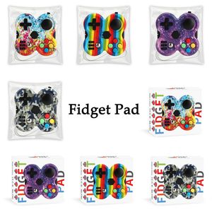 Wholesale sensory toys for adhd adults for sale - Group buy DHL Fidget Pad Sensory Toy Fidgets Controller Pads Fidgeting Blocks Spinner Toys Novelty Gifts for Kids Teens Adults ADHD ADD OCD Autism Anxiety Stress Relief B