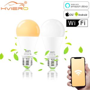 DimMable 15W B22 E27 WiFi Smart Light Light Lampada LED App Appatore del lavoro con Alexa Google Assistant Siri Controllo vocale