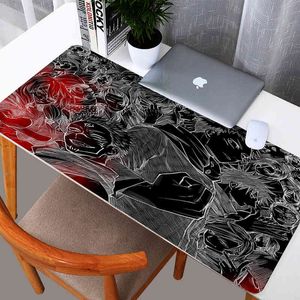 Anime Jujutsu Kaisen 80x30 cm XL Kilitleme Kenar Büyük Oyun Pedi Bilgisayar Gamer CS Klavye Mat Danışma Mousepad PC Git