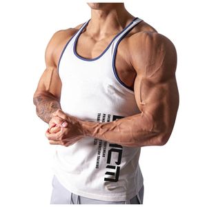 Kancoold Męskie Tank Top Mężczyźni Styl Tight Solid-Barwne Kamizelka Połowa Moda Wygodne Hip Hop Bluzka Top 210623