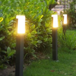 Lawn Lamps Thrisdar 40/60CM Acrylic Outdoor Garden Light Villa Pathway Pillar Courtyard Hallway Landscape Bollard