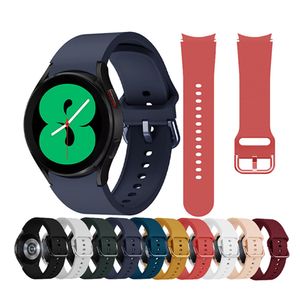 Spor Silikon Askıları Saati Samsung Galaxy Watch 4 Watch4 Için Bileklik Bilezik Renkli Toka 4 Watch4 Klasik Band Aksesuarları