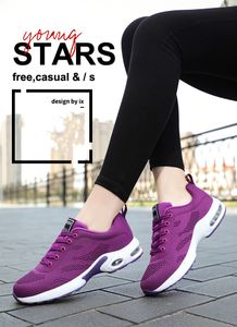 Women's shoes autumn 2021 new breathable soft-soled running shoes Korean casual air cushion sports shoe women