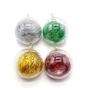 8cm Sublimação Bolas de Natal de Natal Xmas Decoração Decoração Esfera Pingente de Teto Shopping Atividade Pendurado Ornamento