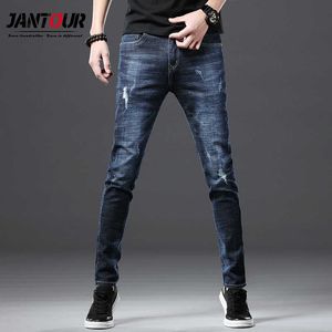 Spring Summer Cotton Jeans Men High Quality Famous Brand Denim trousers soft mens pants men's fashion mens jean male 210622