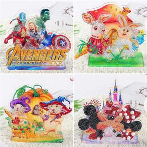 5D DIY Diamante Pintura Cruz Stitch Kit Dos Desenhos Animados Bordado Bordado Mosaico Acrílico Presente Childry Christmas Decor