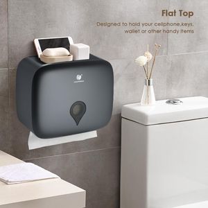 Tissue Boxes & Napkins Waterproof Toilet Paper Dispenser Wall Mounted C-fold Towel Holder Large Capacity For El Food Service