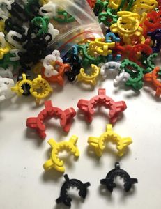 accessori 10mm 14mm 19mm dimensione del giunto plastica k clip colore plastica keck laboratorio morsetto da laboratorio clip