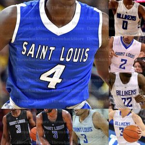 Custom Billikens Basketball Jerseys Goodwin Gibson Jimerson Perkins Yuri Collins Thatch Jr. Bell Tay Weaver Hughes