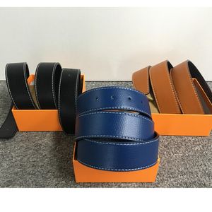 waistband Belts Men Women Belts of Mens and Women Belt with Fashion Big Buckle Real Leather Top High Quality