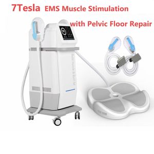 EMSLIM Electromagnetic Body Weight Loss Equipment Slimming Machine abs Training muscle stimulator device with pelvic floor rehabilitation pad