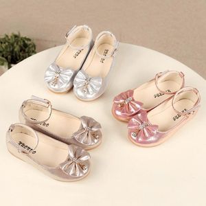 Trampki letnie dziecięce buty dziecięce dziecięce dziewczęce Bowknot Crystal Dance płytkie pojedyncze Kinder Schoenen Meisjes Chaussure Enfant Fille