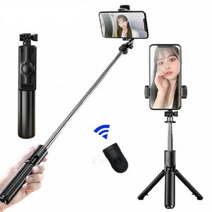 Monopod 3 In 1 Wireless Bluetooth-compatib Selfie Stick Tripod Extendable Foldable Monopod Mini with Remote for Cell Phone