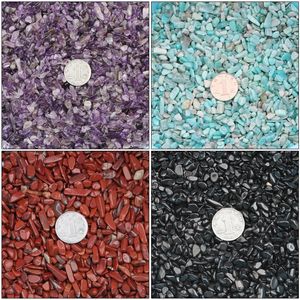 18 Colors Natural Crystal Mixed Stones Tumbled Chips Crushed Stone Healing Crystal Jewelry Making Home Decoration 866 B3