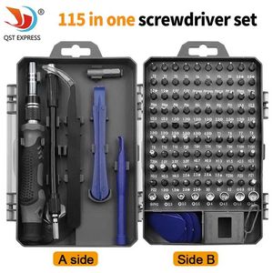 115 In 1 Screwdriver Set Magnetic Screwdriver Set Phone Repair PC Tool Kit Precision Torx Hex Screwdriver Hand Tools 211110