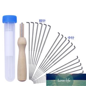 1Set Sewing Needles Felting Pocked Needle Kit for DIY Wool Craft Ball Toys Hand Make Supplies Felt Tools with Bottle Wood Handle Factory price expert design Quality