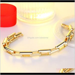 Link, Corrente Jóias Alta Qualidade Atacado Menor preço a mais recente moda 18k braceletes de ouro presente entrega entrega 2021 N9Q78