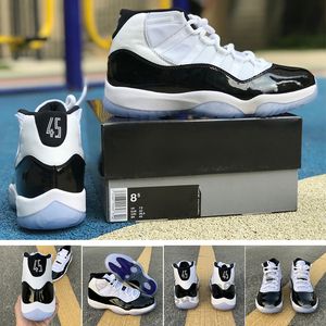 2021 Classic Concord 45 Mens Basketball Shoes 11 11s Black White Women designer Trainer Sports 36-47 Arrival s25