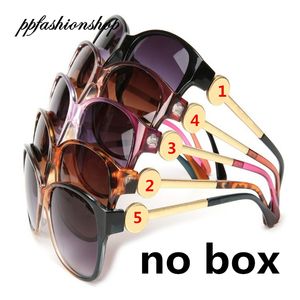 Kvinnor Resor Mode Solglasögon Metallram Gradient Solglasögon Designer Summer Eyewear 5 Colors Ppfashionshop