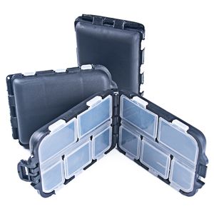 Plastic 10 Compartments Fishing Lure Bait Hook Tackle Storage Box Container Fish Toolbox Baits Packaging Box