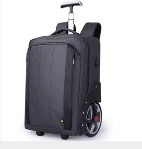 Sacos de viagem masculinos trolley de viagem com rodinhas mochila sobre rodas para transporte de cabine de negócios