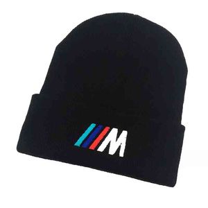 Trade Exhibition Custom-Made Racing knit car Men Activities Beanie Hats Autumn and Winter Solid Color Warm ha