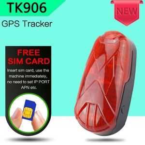 Wholesale tracker gsm gps bike for sale - Group buy Car GPS Accessories High Accurancy Bike Tracker TK906 GSM Waterproof For Bicycle With LED Tail Light Tracking Lifetime Free Platform