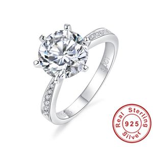 Trauringe aus 100 % 925er-Sterlingsilber, Set für Damen, funkelnder Moissanit-Edelstein, Diamanten, Verlobungsschmuck