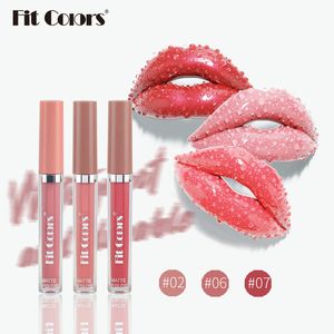 Fit Colors Nebeliger flüssiger Lippenstift, wasserfester Lipgloss, 8 Farben, matt, kosmetisch, langlebig, tubulärer Lipgloss