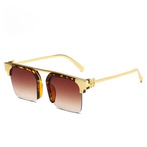 Solglasögon GCV Mäns Fashion Frame Graduate Metal Luxury Designer Glasögon för Kvinnor Lentes de Sol Mujer UV400