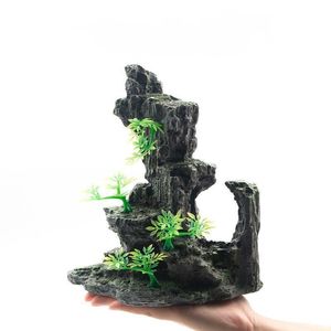 Decorations Super Ornaments Rockery Decoration Aquarium Artificial Resin Stone Accessories Water Background