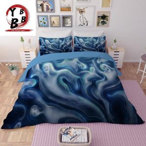 Sängkläder sätter halloween 3pcs mönster våg god kvalitet sängkläder duvet cover quilt pillow cases hemtextil