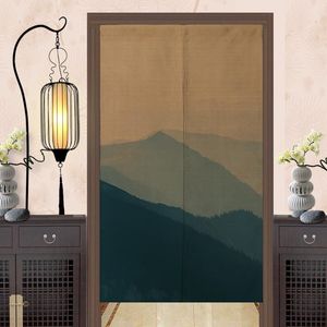 Wholesale bathroom partition doors for sale - Group buy Curtain Drapes Chinese Style Landscape Painting Door Home Bedroom Partition Living Room Bathroom Hanging Noren