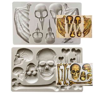 Halloween molds Silicone cake mold fondant molds cake decorating tools soap mold polymer clay molds resin mould 211110