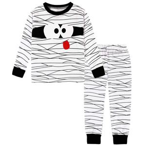 Dzieci Chłopcy Dziewczyny Piżama Zestaw Dzieci Halloween Christmas Elf Sleepwear Maluch Festiwal Homewear Dziecko Xmas Santa Claus PJS 210908