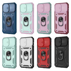 Heavy Duty Military Great Magnetic Armor Fall Slide Camera Protection för iPhone 13 Pro max 12 11 XR XS 8 plus Samsung S21 S22 Ultra A13 A32 A72 A52 A12 A03S A02S