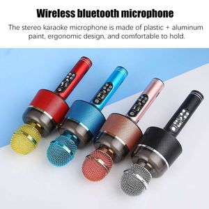 Q008 Microphone Wireless Bluetooth Handheld USB Home children Professiona Capacitor for KTV BirthdayParty Recorder Music With Retail Box High Quality