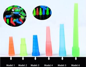 Test monouso Drip Tip per fumare Narghilè Arabo Shisha Cap Cover Monouso Tester in plastica Dito Bocchino in gomma Tubo dell'acqua individuale