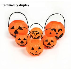 Halloween Dyni Wiadro Dekoracji Dostawy Cukierki Tote Buckets Smiley Funny Trudny Bar Rekwizyty Wydarzenie Miejsce Układ