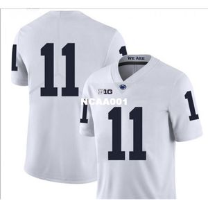 001 Penn State Nittany Lion Micah Parsons #11 real Full embroidery College Jersey Size S-4XL or custom any name or number jersey
