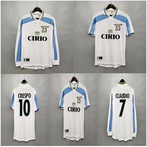 1999 2000 2001 Lazio away retro jersey SALAS MIHAJLOVIC VERON STANKOVIC MANCINI NESTA NEDVED INZAGHI Crespo classic vintage football shirts