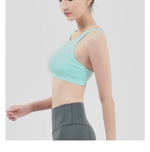 New Style Yoga Bra Women Sports Top Running Vest Sexy Strappy Sport Bra Shockproof Yoga Bras Push Up Sportswear Fitness Shirt Crop Jersey